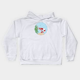 The little red shrimp Kids Hoodie